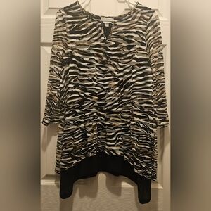 Dana Buchman Layered Blouse